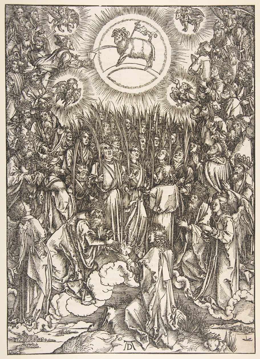 The Adoration of the Lamb, from the Apocalypse series by Albrecht Dürer