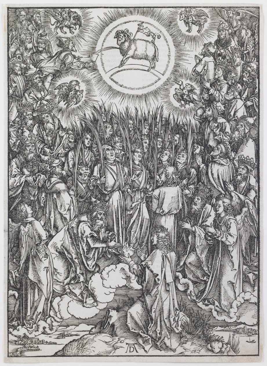 The Adoration of the Lamb, from the series “The Apocalypse” by Albrecht Dürer