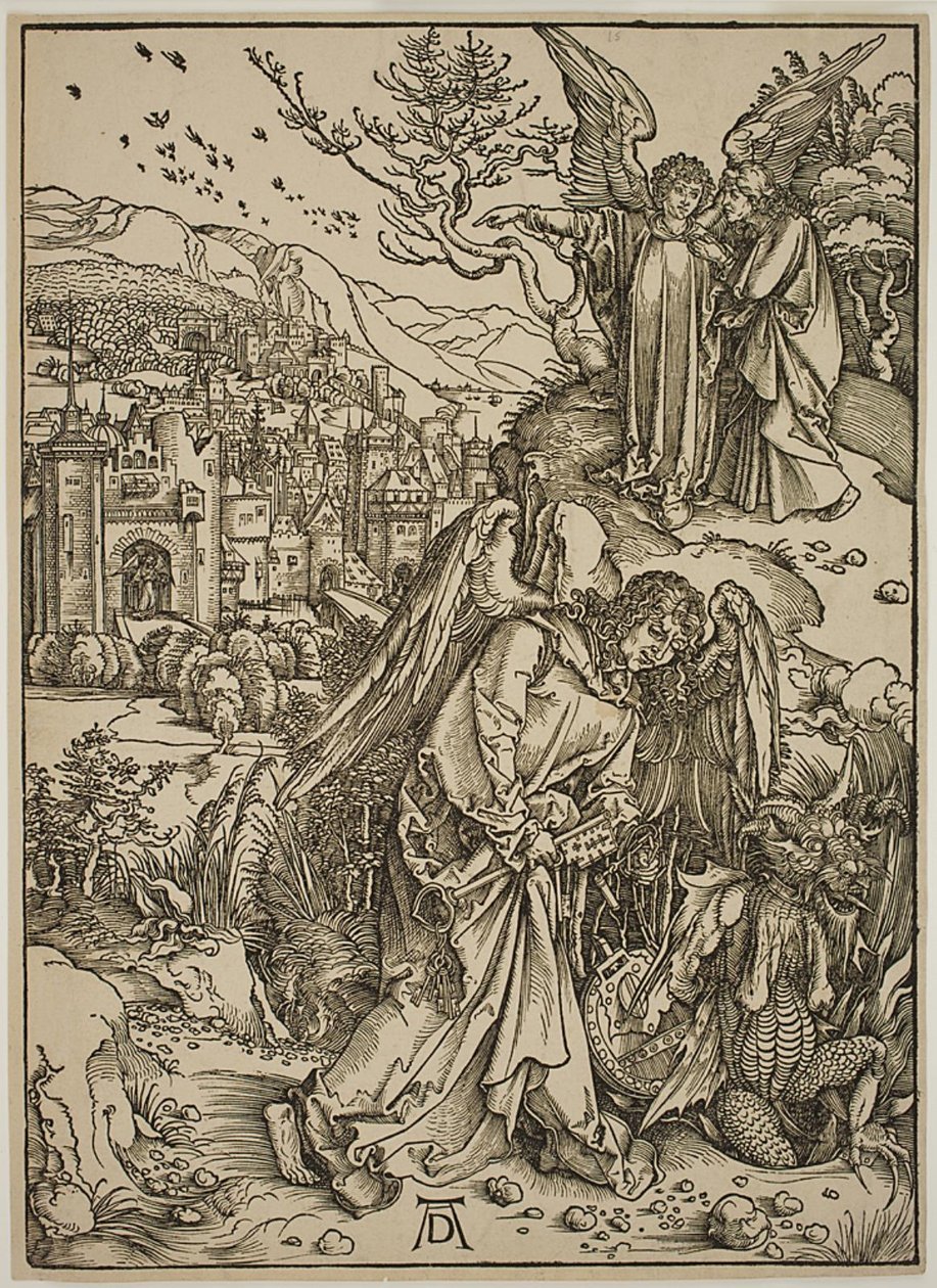 The Angel Showing St. John the New Jerusalem by Albrecht Dürer