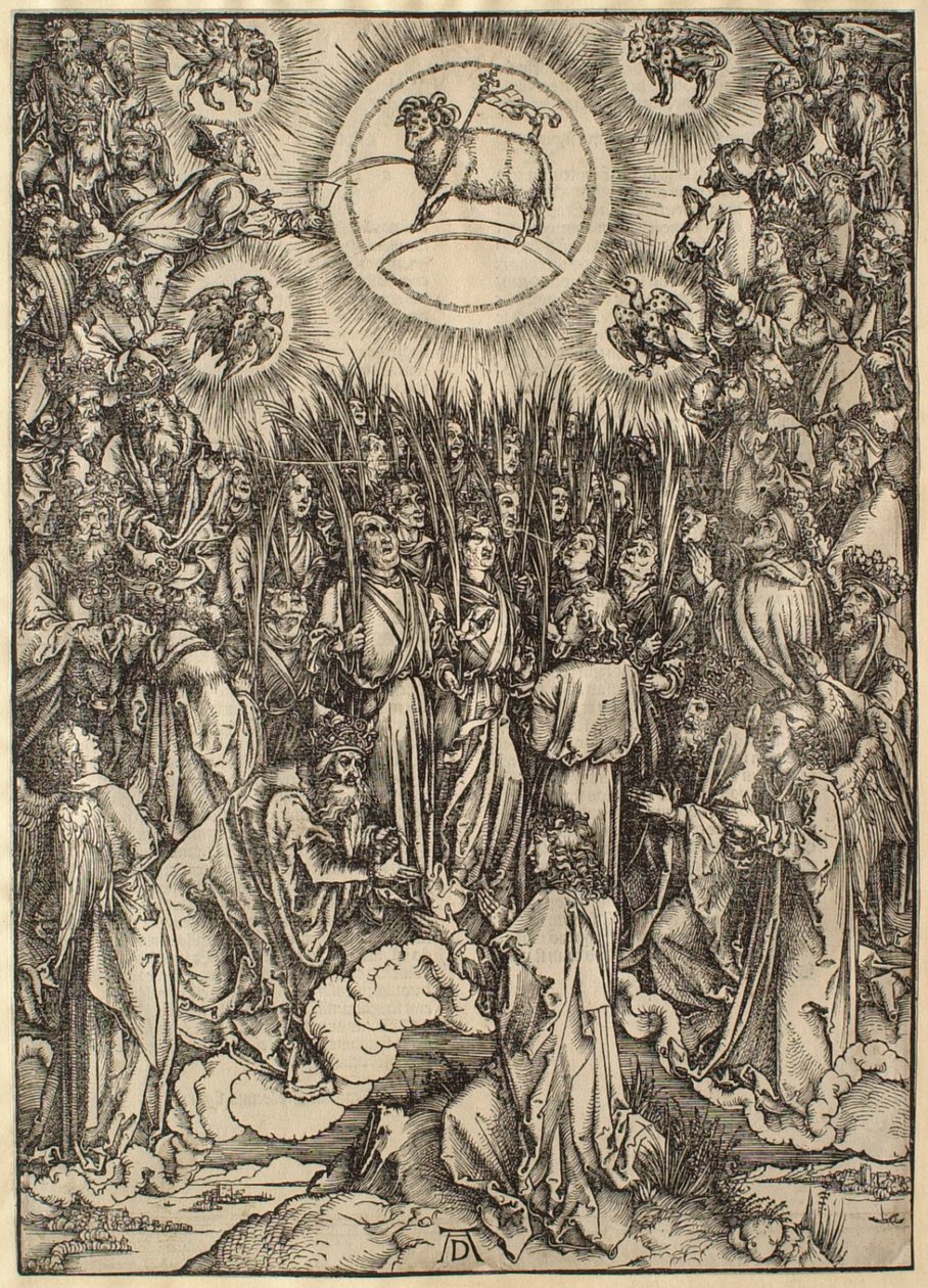 The Apocalypse: The Adoration of the Lamb by Albrecht Dürer