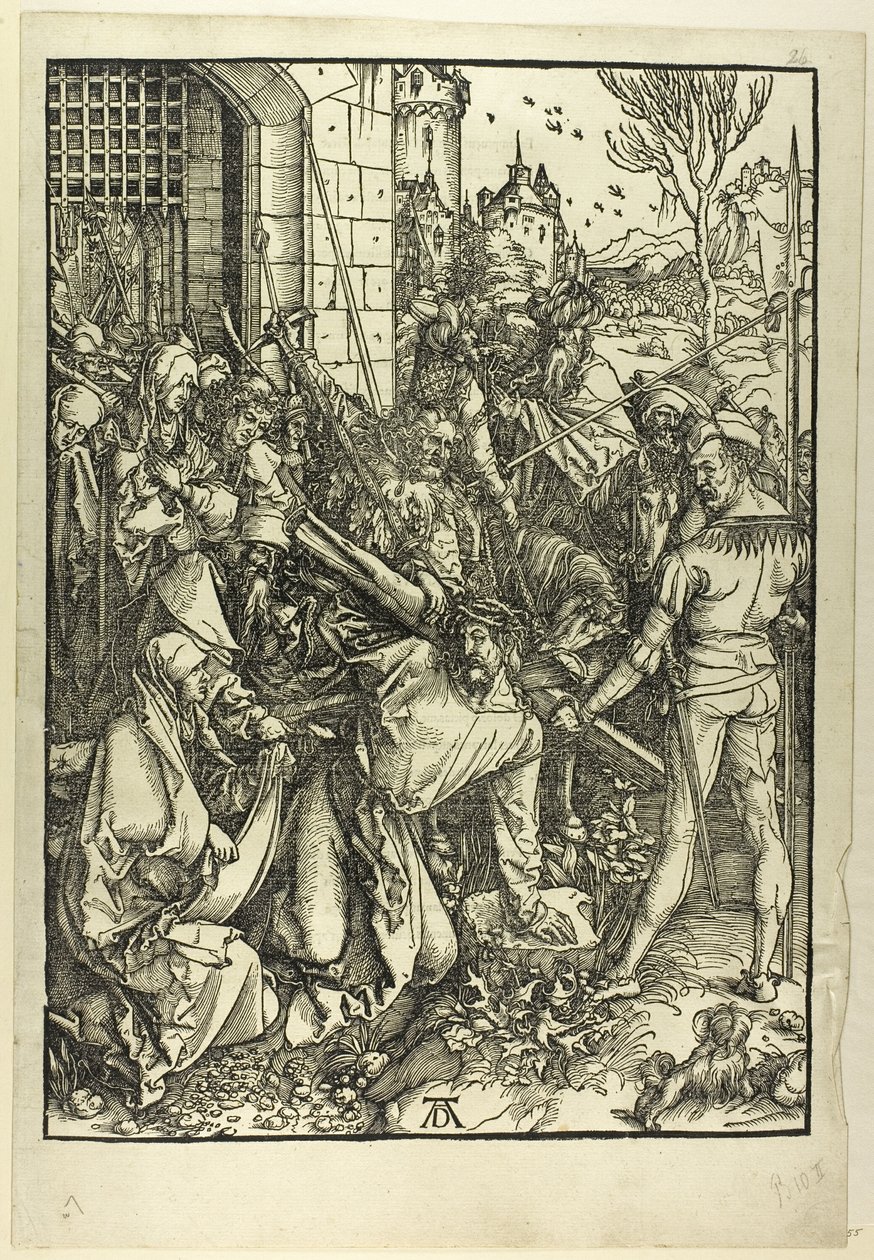 The Bearing of the Cross, from The Large Passion by Albrecht Dürer