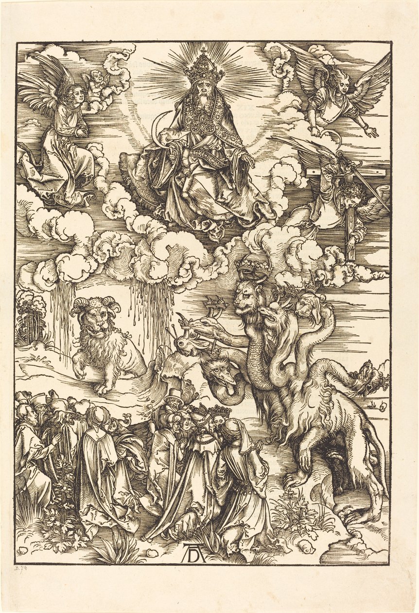 The Beast with Two Horns Like a Lamb by Albrecht Dürer