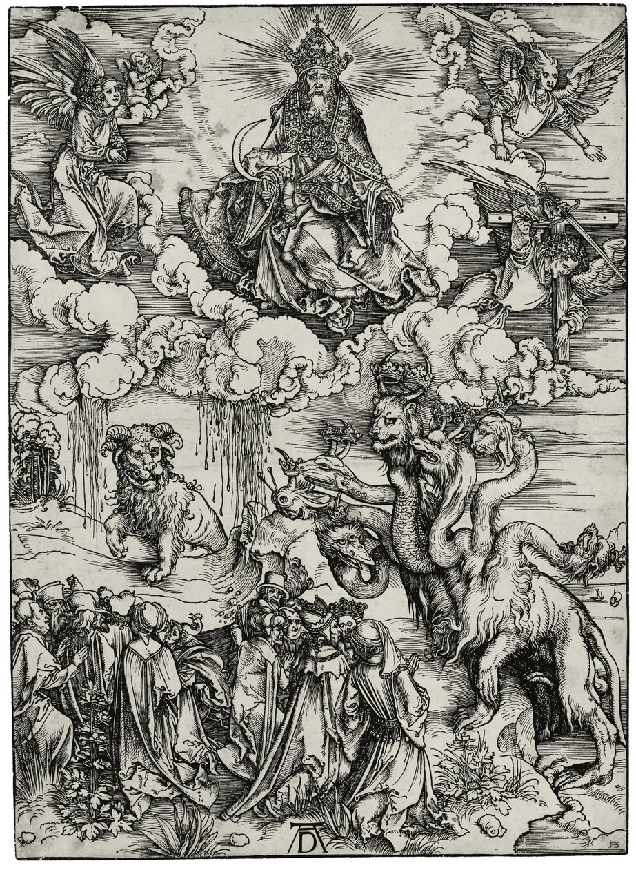 The Beast with Two Horns Like a Lamb, c. 1497 by Albrecht Dürer