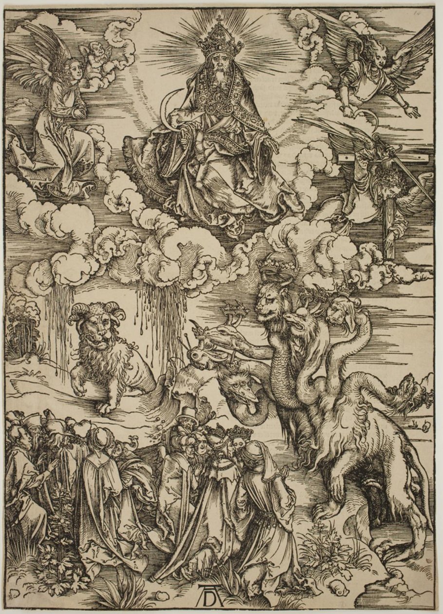 The Beast with Two Horns like a Lamb by Albrecht Dürer