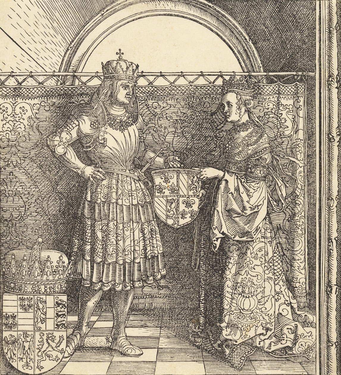 The Betrothal of Maximilian with Mary of Burgundy by Albrecht Dürer