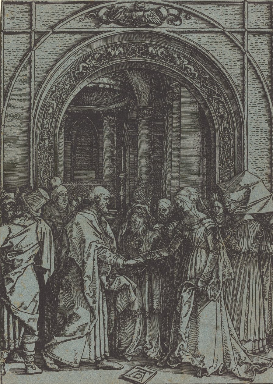 The Betrothal of the Virgin, c.1504-1505 by Albrecht Dürer