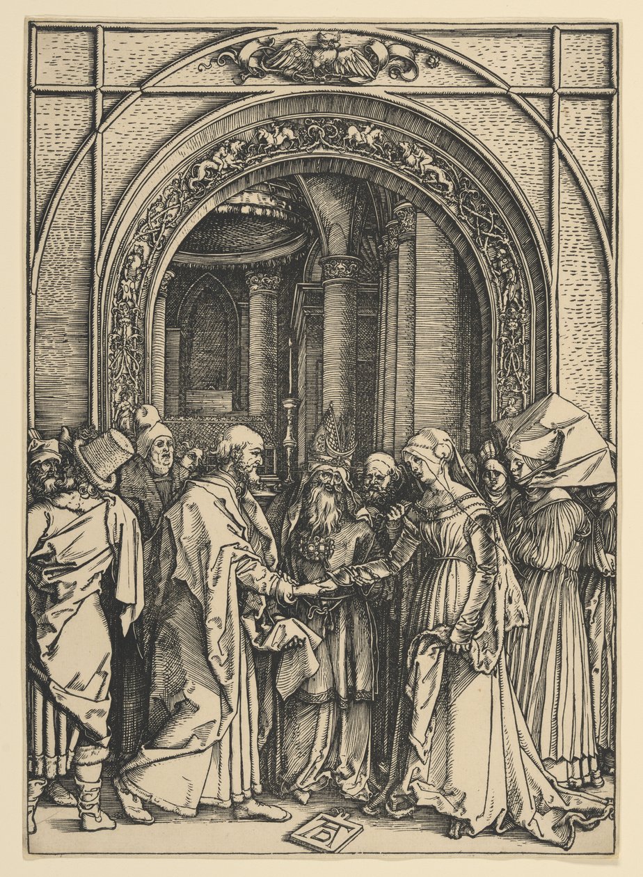 The Betrothal of the Virgin, from The Life of the Virgin by Albrecht Dürer