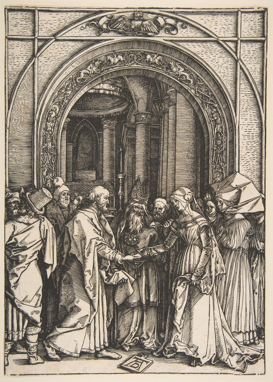 The Betrothal of the Virgin, from The Life of the Virgin by Albrecht Dürer