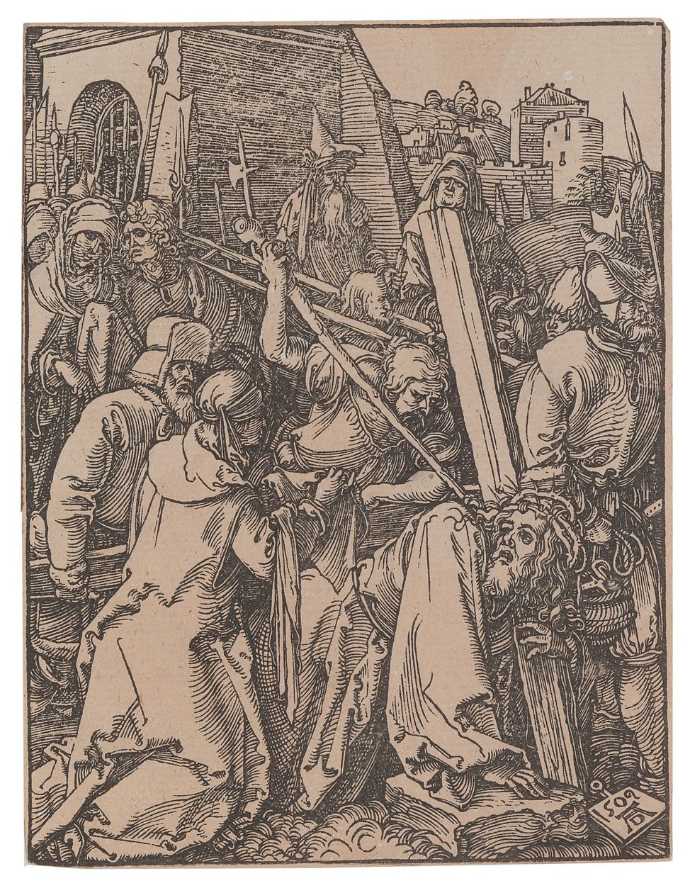 The Carrying of the Cross, from the series The Small Passion, 1509 by Albrecht Dürer