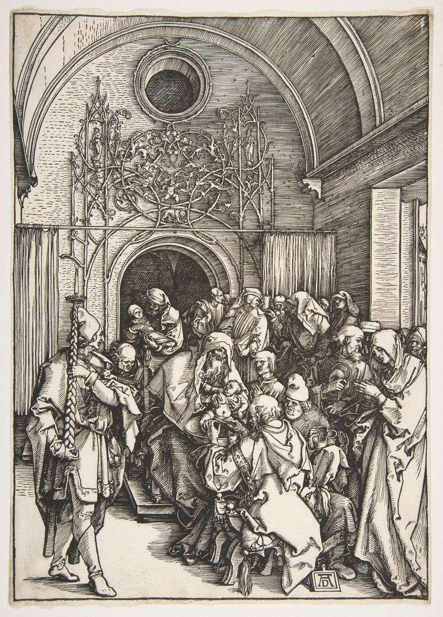The Circumcision, from "The Life of the Virgin" by Albrecht Dürer