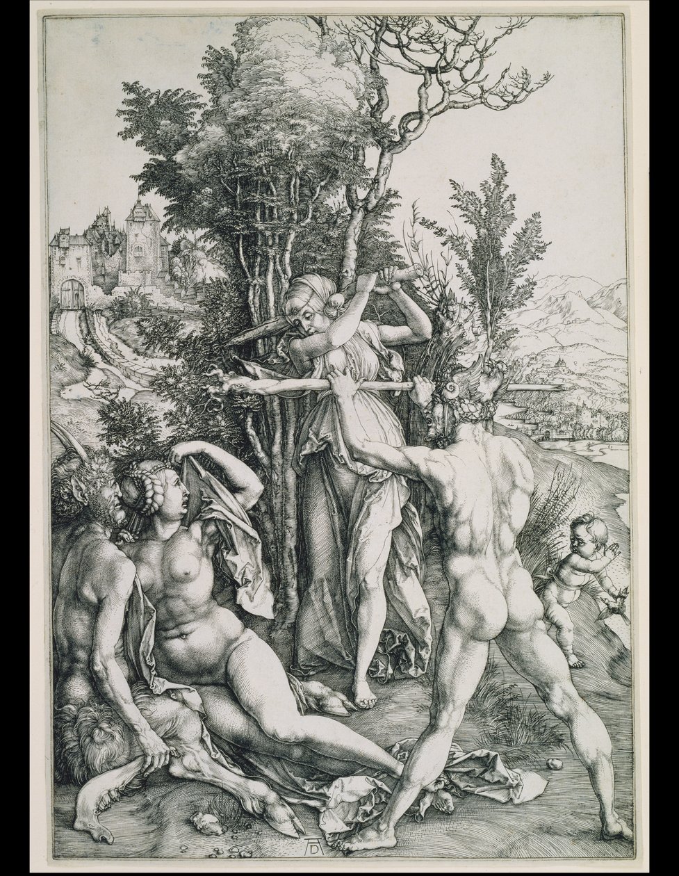 The Combat of Virtue and Pleasure in the Presence of Hercules by Albrecht Dürer
