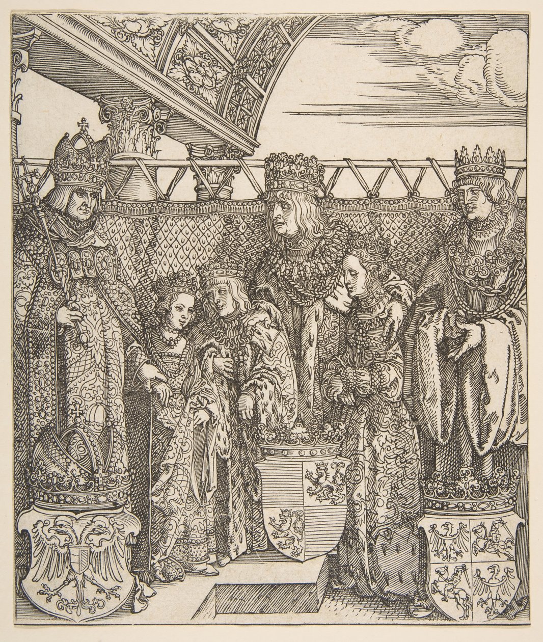 The Congress of Princes at Vienna, from the Triumphal Arch of Emperor Maximilian I by Albrecht Dürer