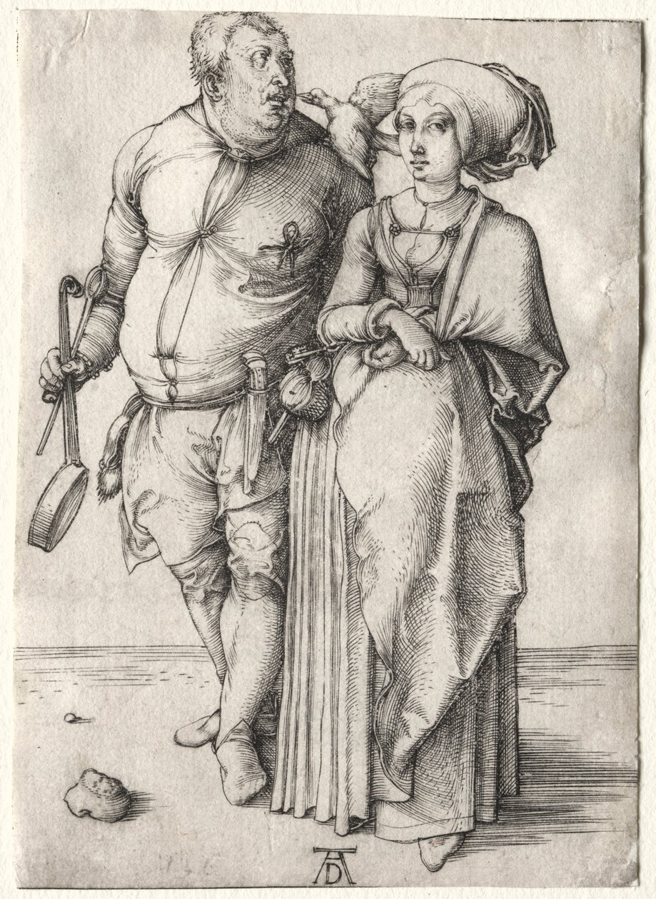 The Cook and His Wife, probably 1497 by Albrecht Dürer