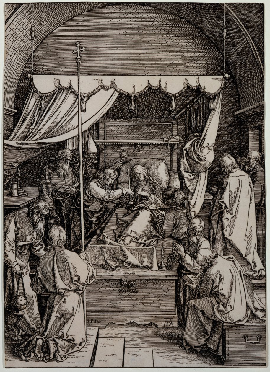The Death of the Virgin by Albrecht Dürer