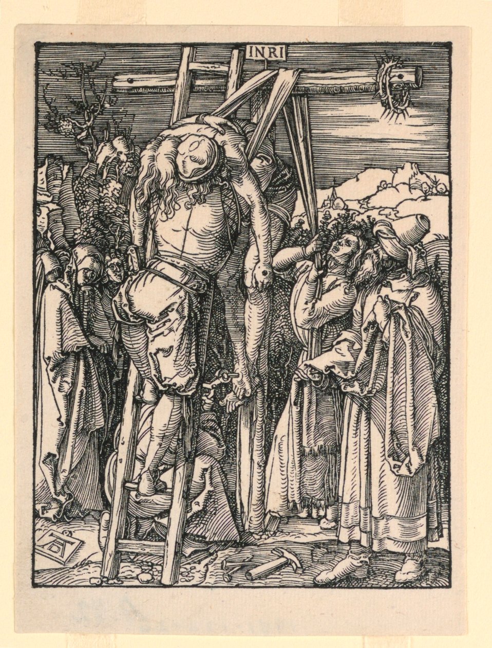 The Descent from the Cross (The Deposition), from The Little Passion Series by Albrecht Dürer