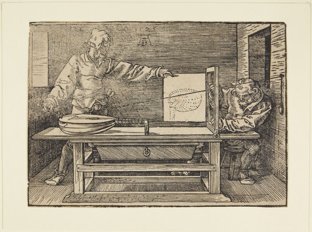 The Designer of the Lute by Albrecht Dürer