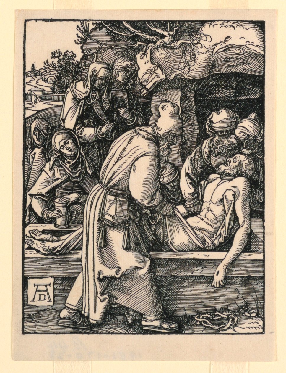 The Entombment, from The Little Passion Series by Albrecht Dürer