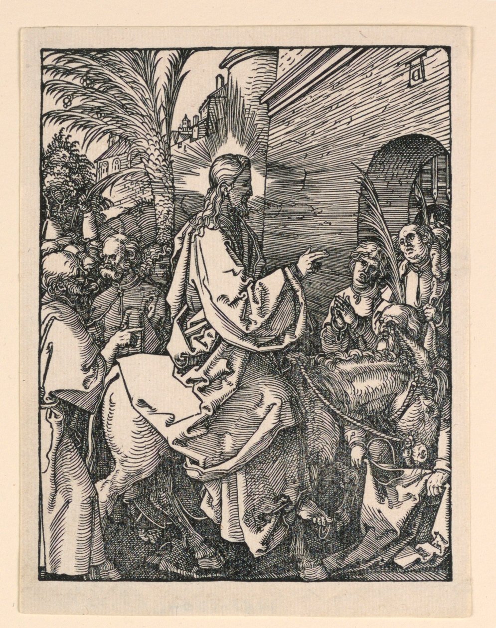 The Entrance of Christ into Jerusalem, from The Little Passion Series by Albrecht Dürer