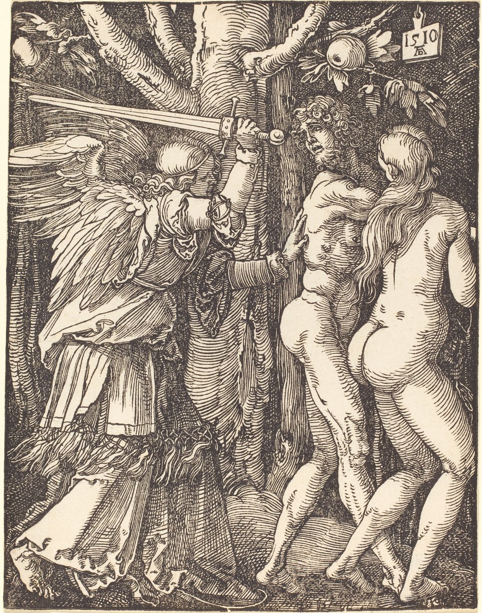 The Expulsion from Paradise by Albrecht Dürer