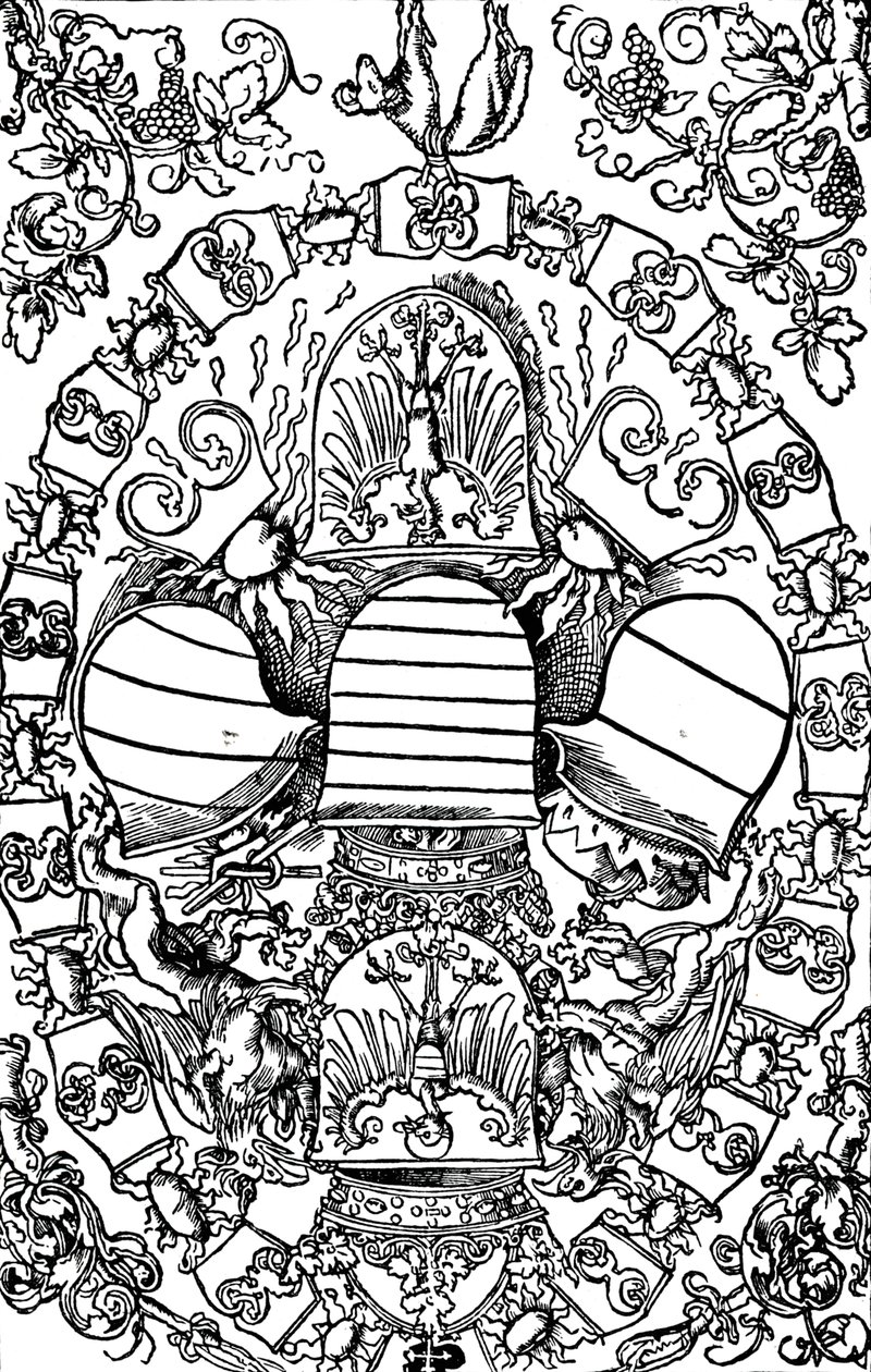The Five Imperial Coats of Arms, 1515 by Albrecht Dürer