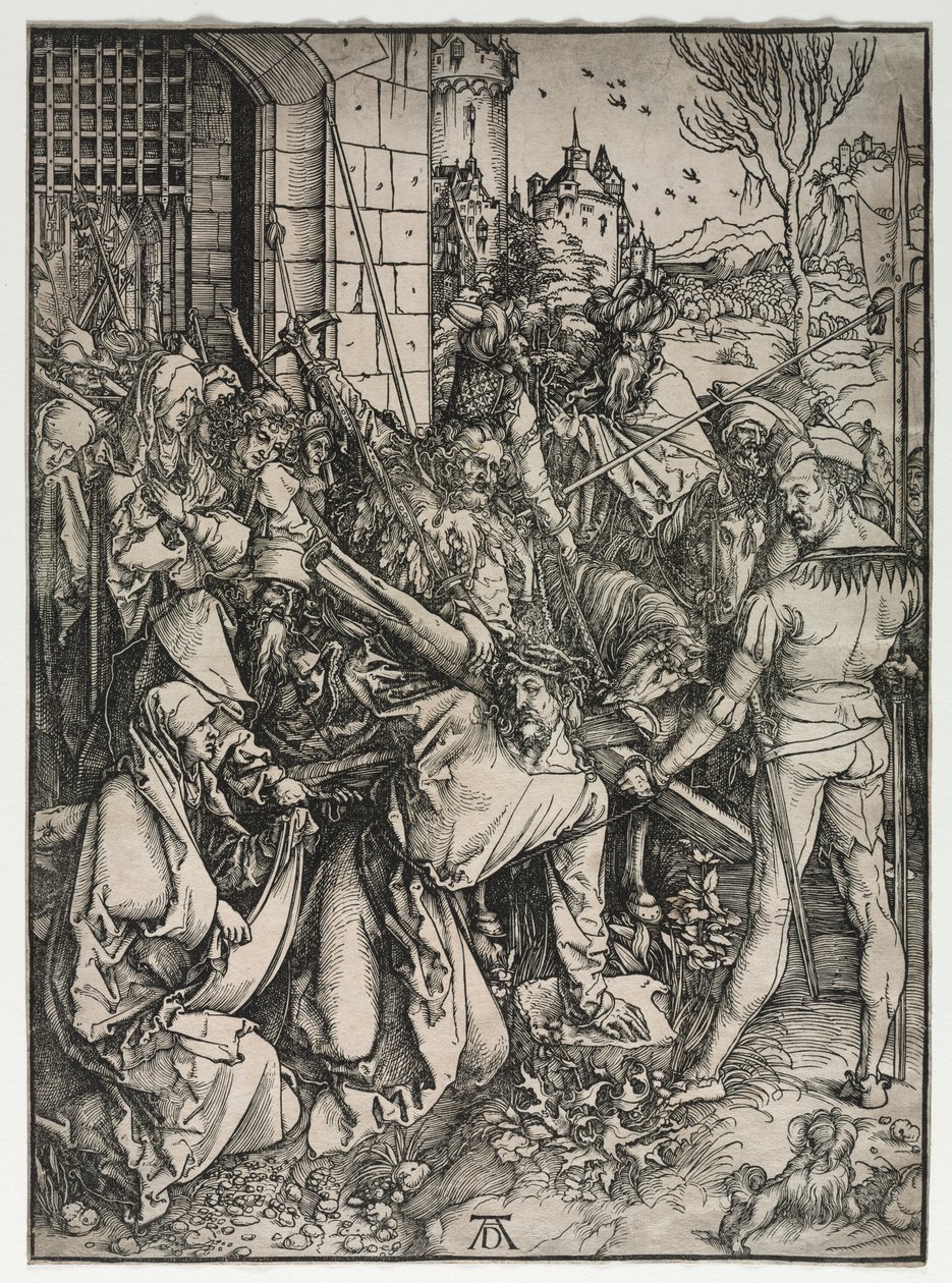 The Great Passion: Christ Bearing the Cross by Albrecht Dürer