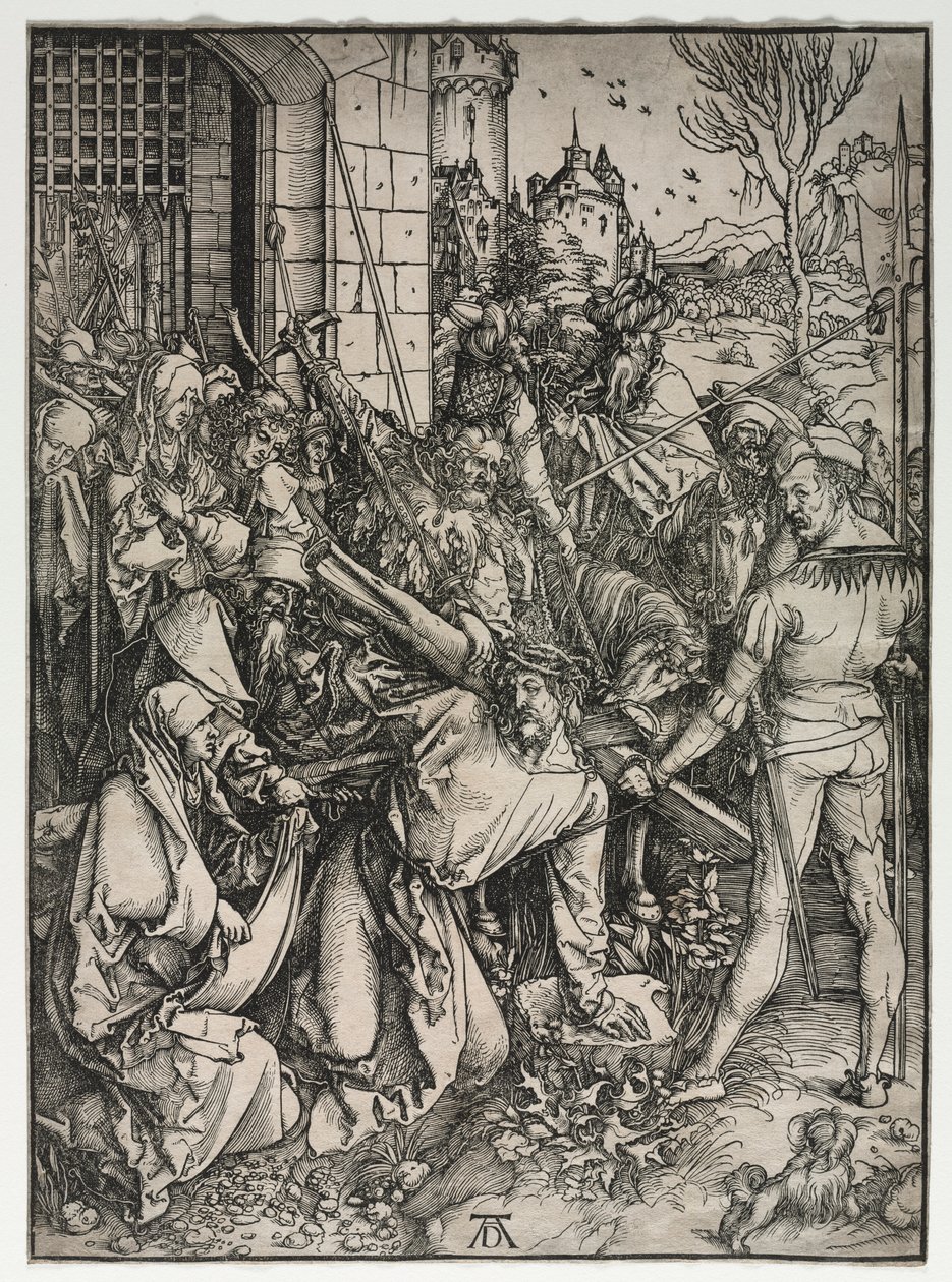 The Great Passion: Christ Bearing the Cross by Albrecht Dürer