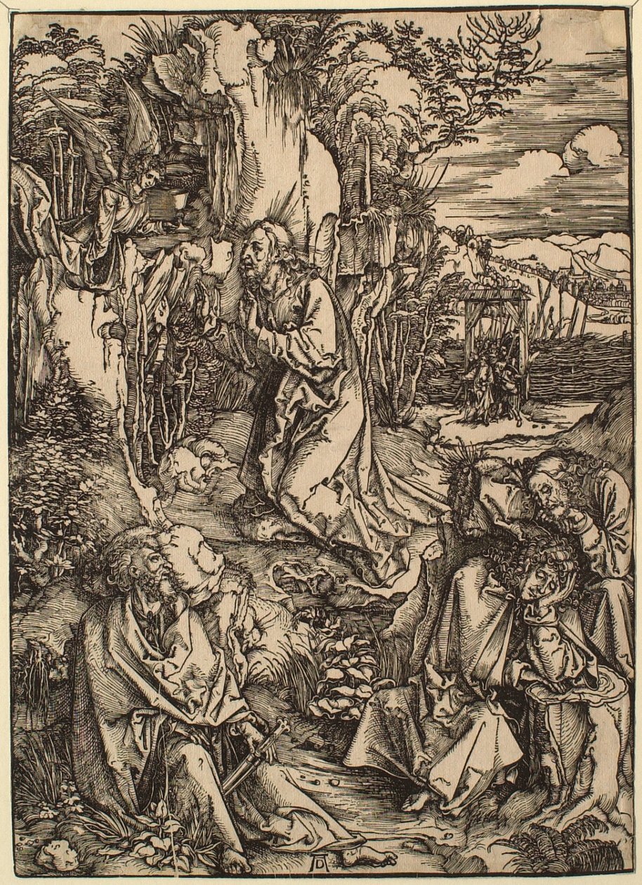 The Great Passion: Christ on the Mount of Olives by Albrecht Dürer