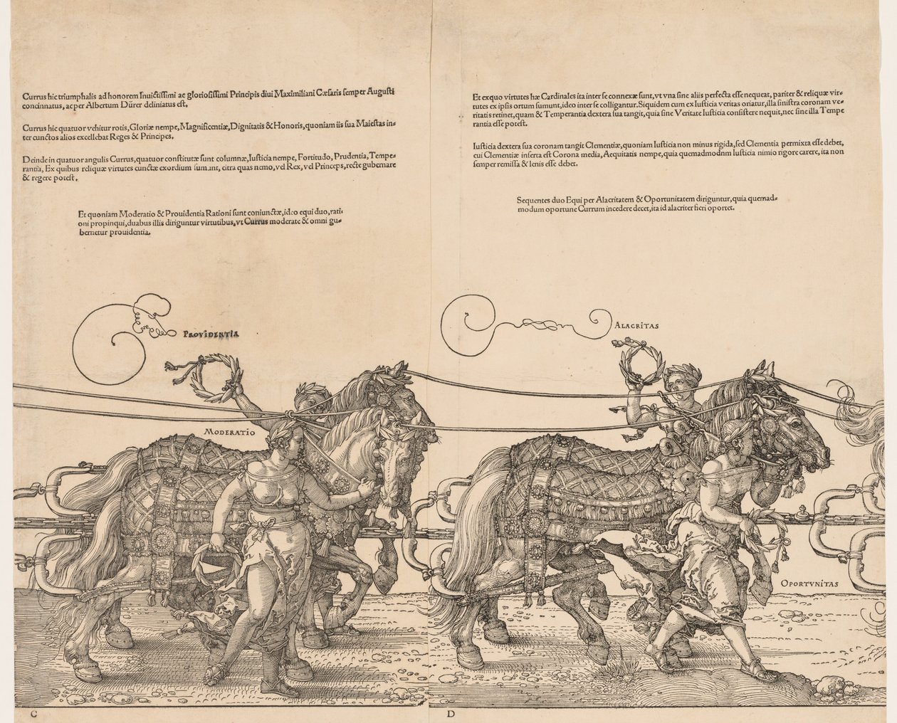 The Great Triumphal Car of Emperor Maximilian by Albrecht Dürer