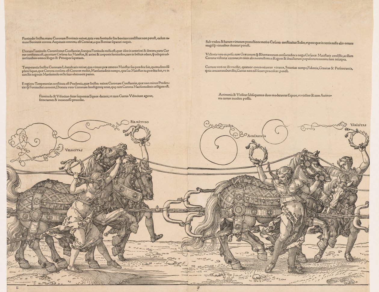 The Great Triumphal Car of Emperor Maximilian by Albrecht Dürer
