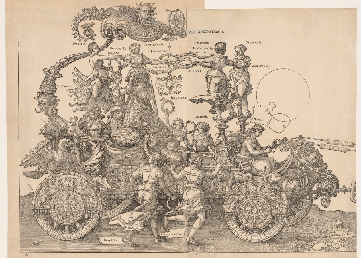 The Great Triumphal Car of Emperor Maximilian by Albrecht Dürer