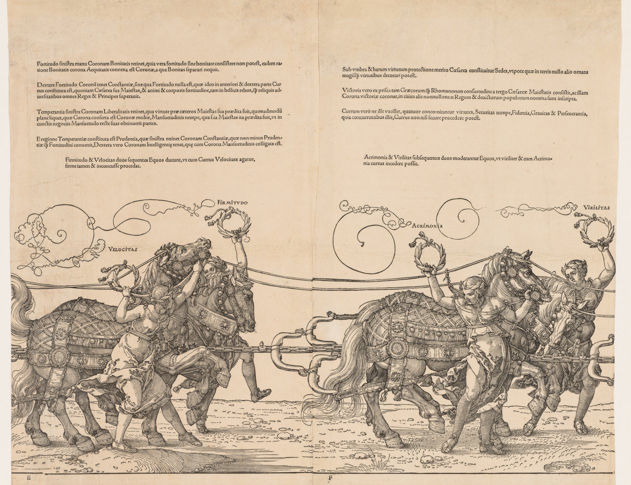 The Great Triumphal Car of Emperor Maximilian, 1523 by Albrecht Dürer