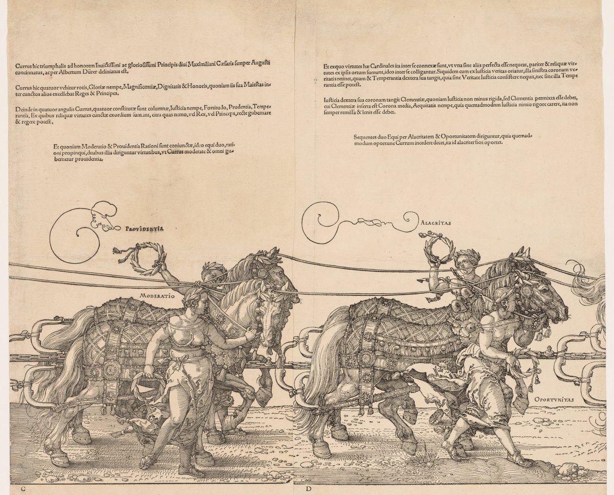 The Great Triumphal Car of Emperor Maximilian, 1523 by Albrecht Dürer