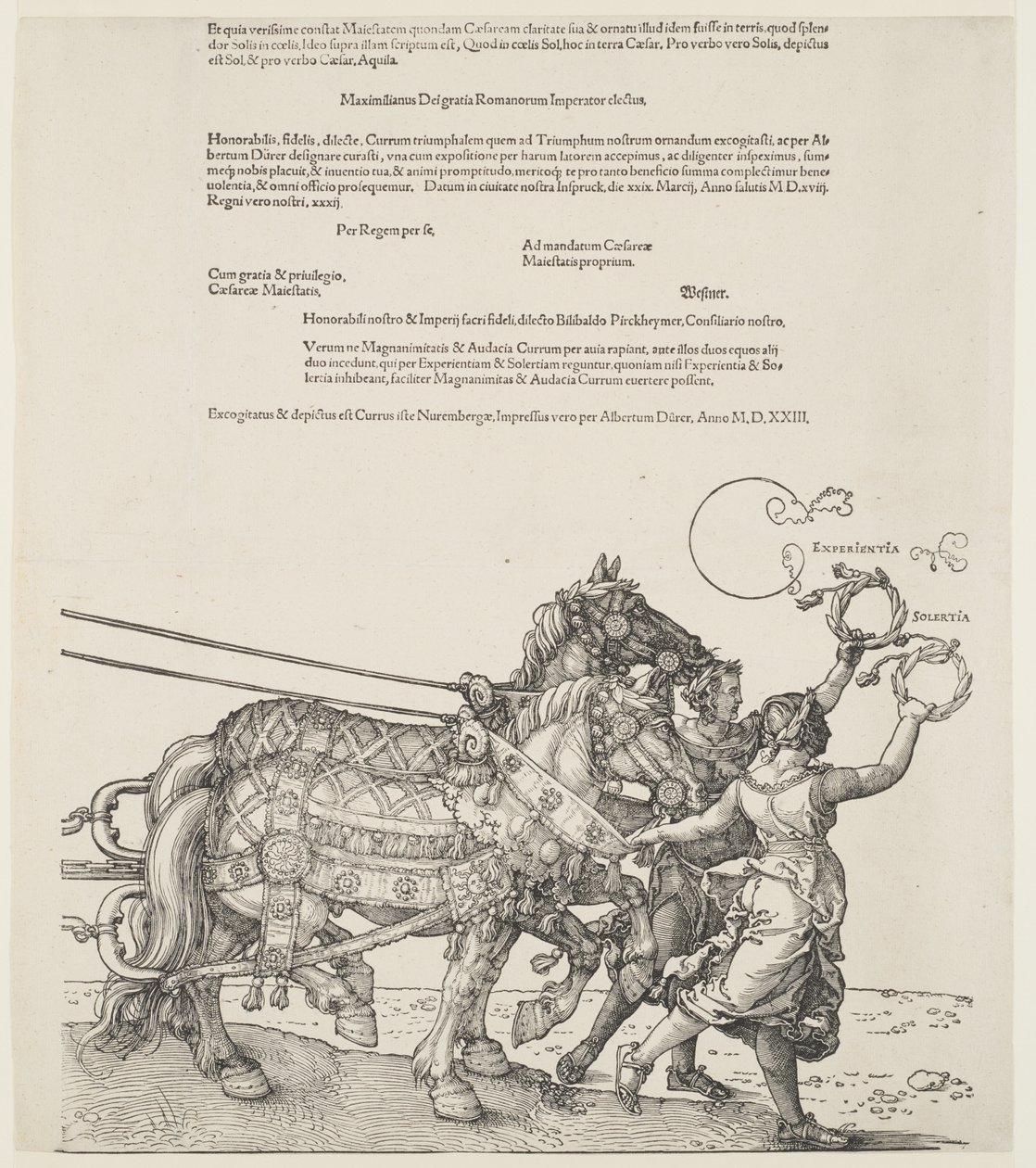 The Great Triumphal Chariot: Experience and Ingenuity by Albrecht Dürer