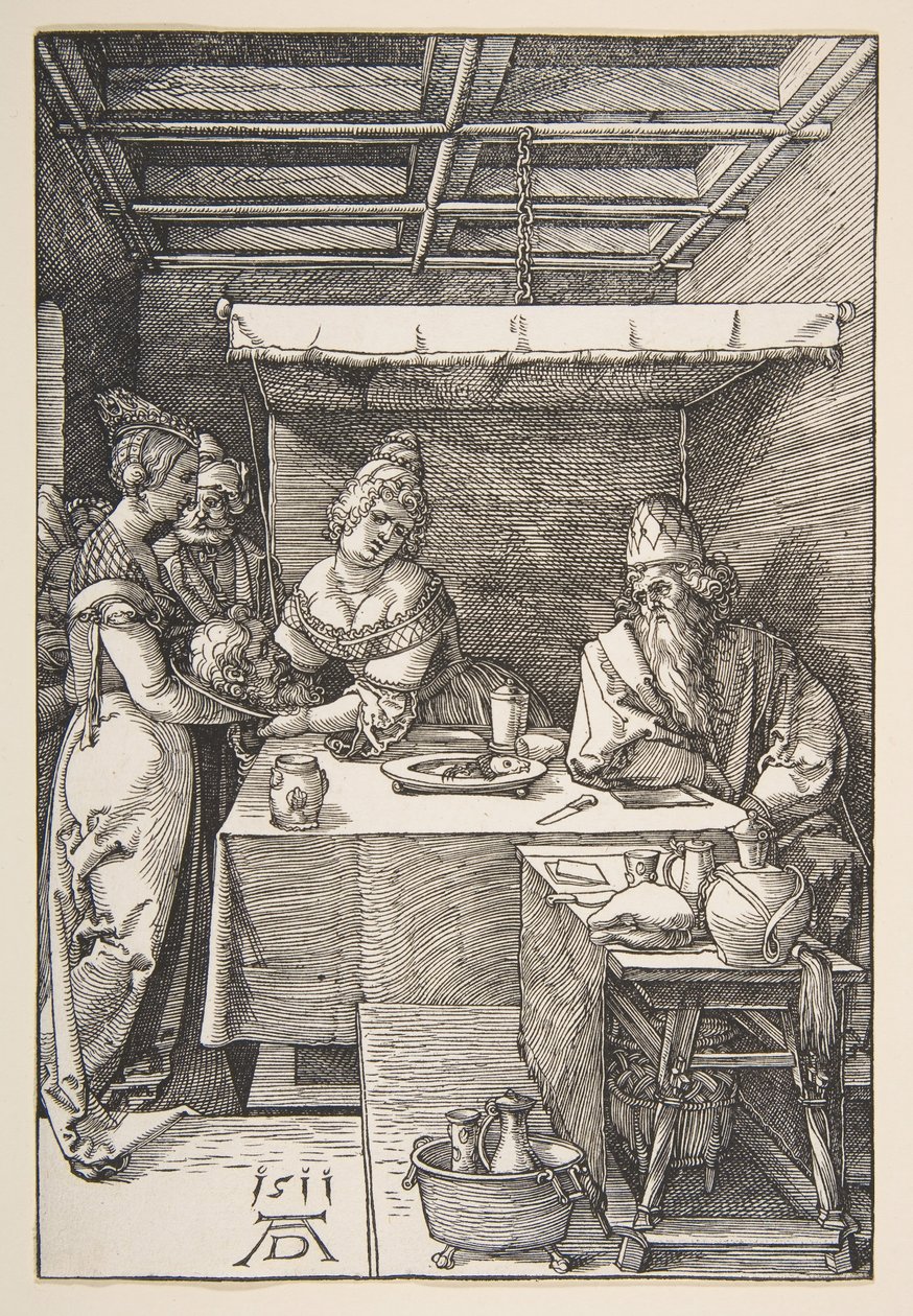 The Head of Saint John the Baptist Brought to Herod by Albrecht Dürer