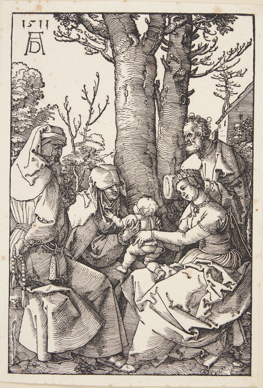 The Holy Family with Joachim and St. Anne by Albrecht Dürer