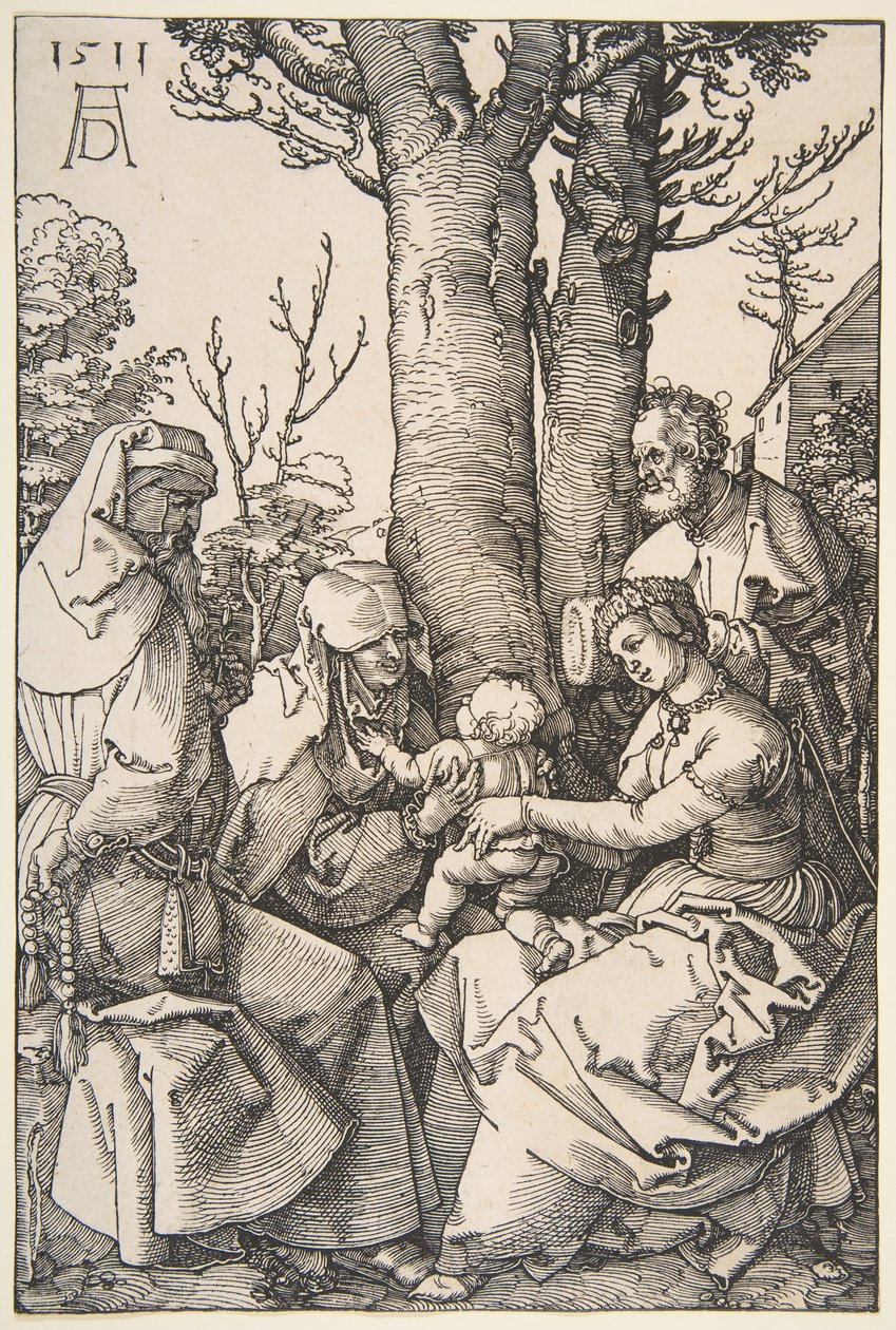 The Holy Family with Saint Joachim and Saint Anne by Albrecht Dürer