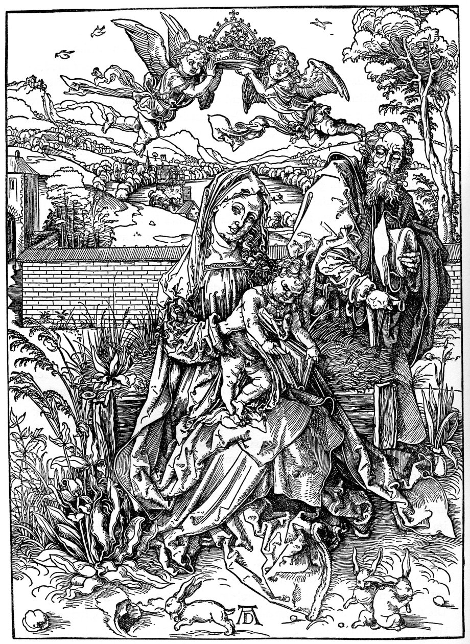 The Holy Family with the Three Hares by Albrecht Dürer
