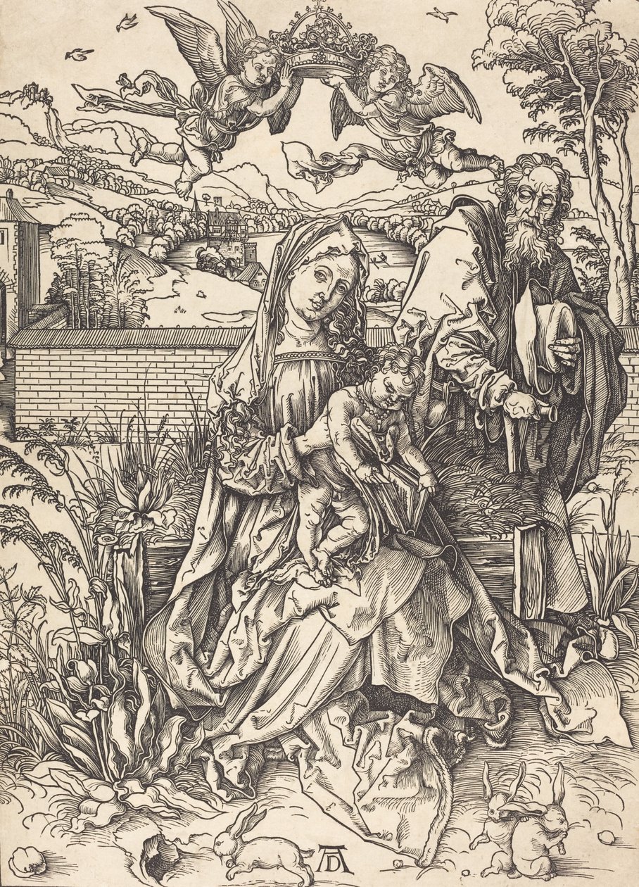 The Holy Family with the Three Hares by Albrecht Dürer