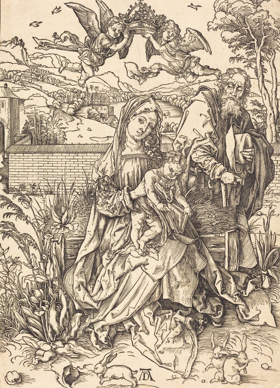 The Holy Family with the Three Hares, c. 1497-1498 by Albrecht Dürer