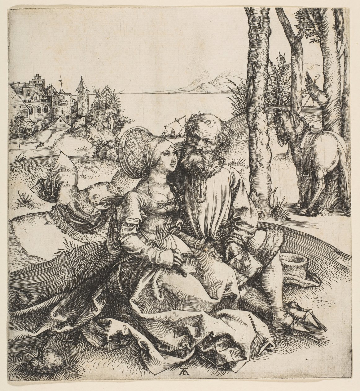 The Ill-Assorted Couple, ca. 1495 by Albrecht Dürer