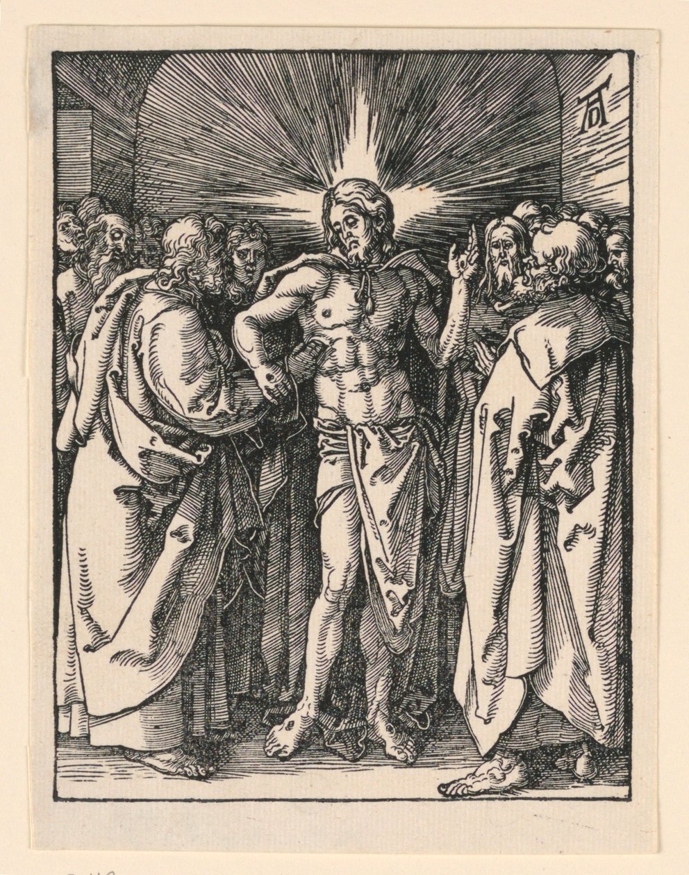 The Incredulity of Saint Thomas, from The Little Passion Series by Albrecht Dürer