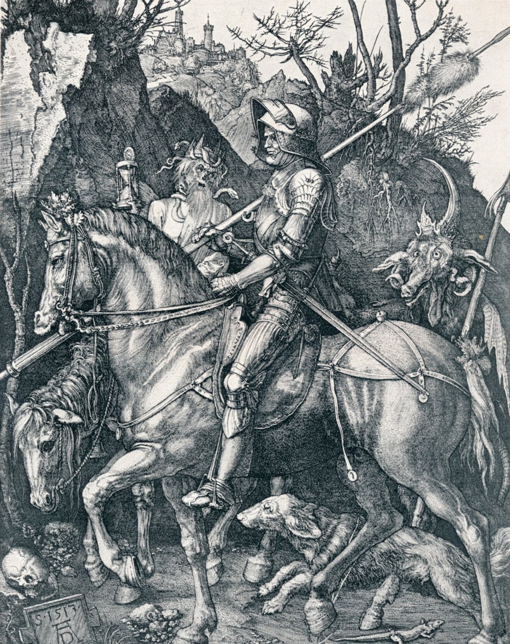 The Knight, Death and the Devil by Albrecht Dürer