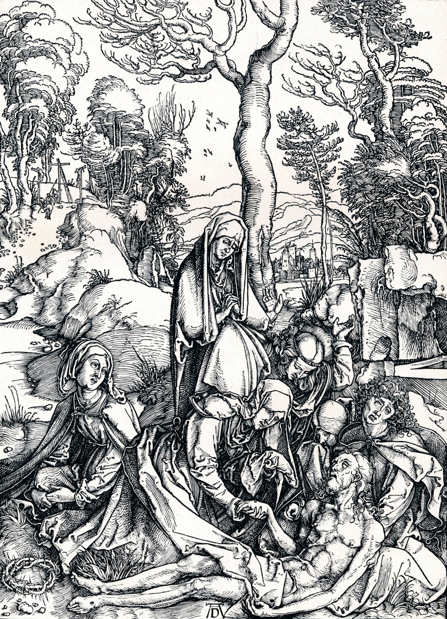 The Lamentation for Christ, 1498 by Albrecht Dürer