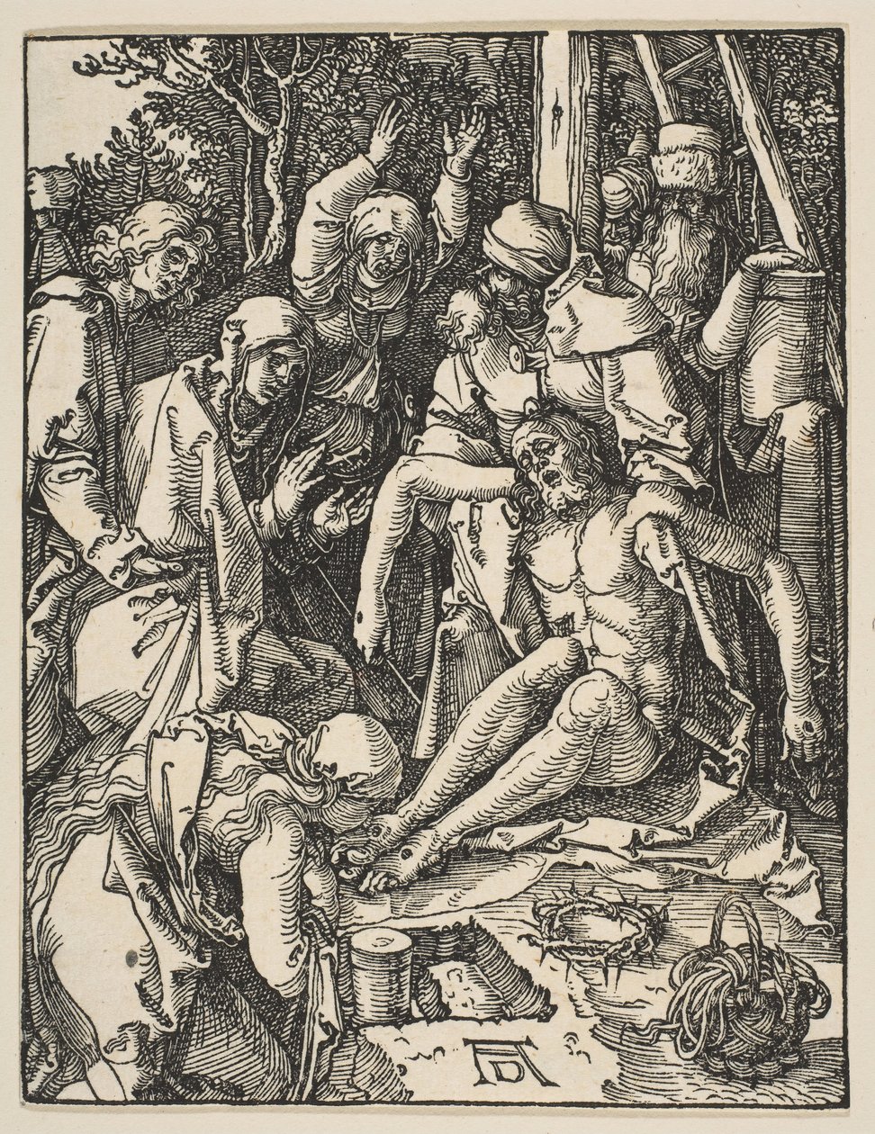 The Lamentation, from The Small Passion by Albrecht Dürer