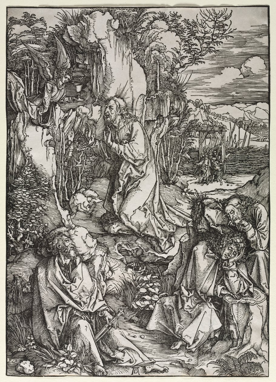 The Large Passion: Christ on the Mount of Olives by Albrecht Dürer