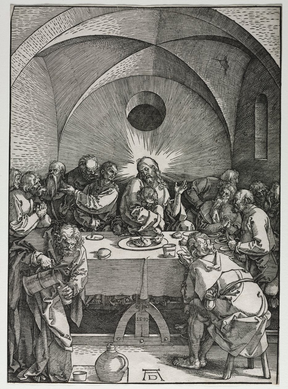 The Large Passion: The Last Supper, 1510 by Albrecht Dürer
