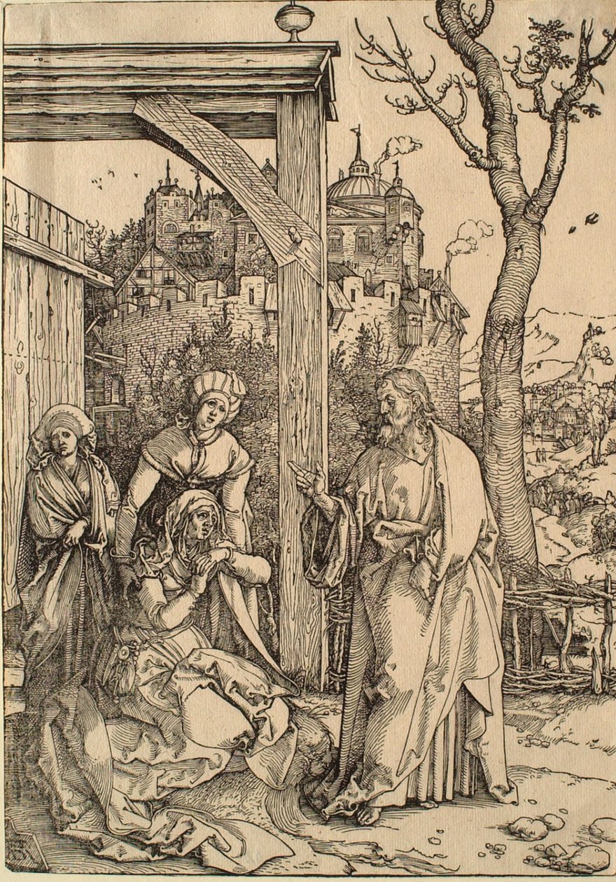 The Life of the Virgin: Christ Taking Leave from His Mother by Albrecht Dürer