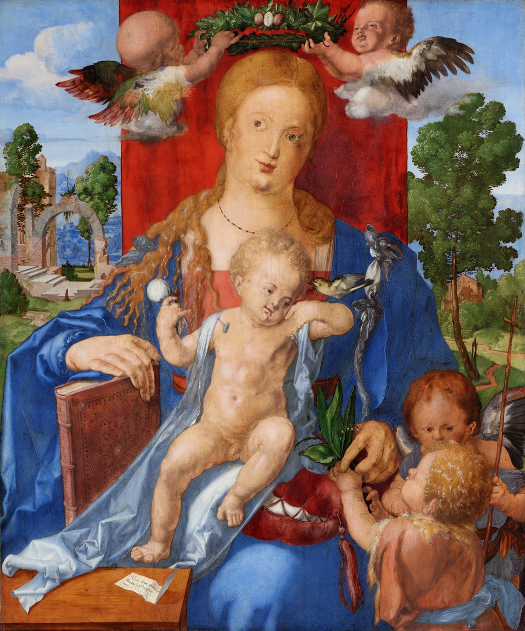 The Madonna with the Siskin by Albrecht Dürer
