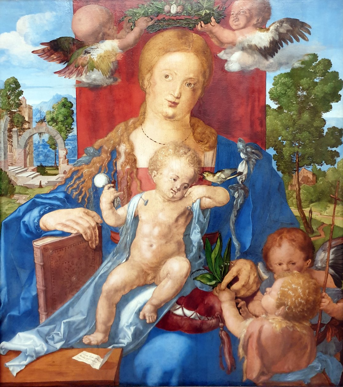 The Madonna with the Siskin by Albrecht Dürer