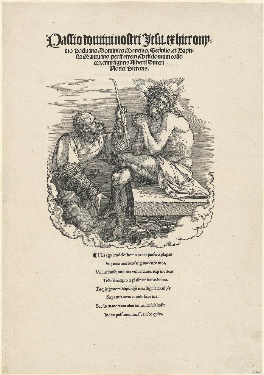 The Man of Sorrows Mocked by a Soldier by Albrecht Dürer
